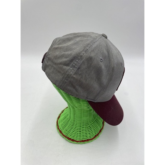 Columbia Hat patch Grey / Maroon Kayaking Sunset Outdoors Adjustable hat - Picture 3 of 5